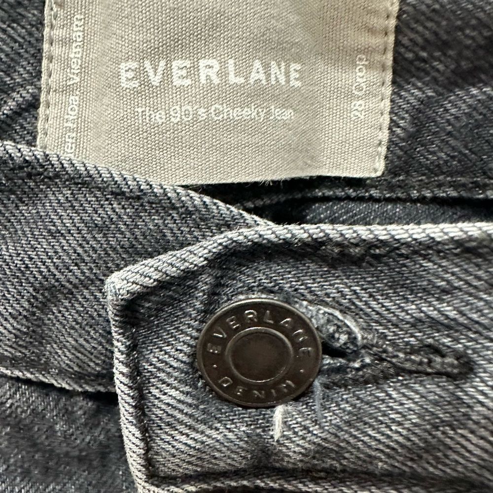 Everlane the 90s cheeky jean cropped washed black - Picture 5 of 6